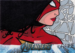 Avengers Assemble Movie Sketch Card by Bryan Kaiser Tillman