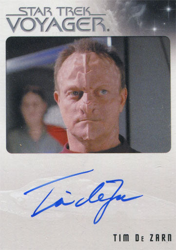 Star Trek Voyager Heroes & Villains Autograph Card Tim De Zarn as Warden Yediq