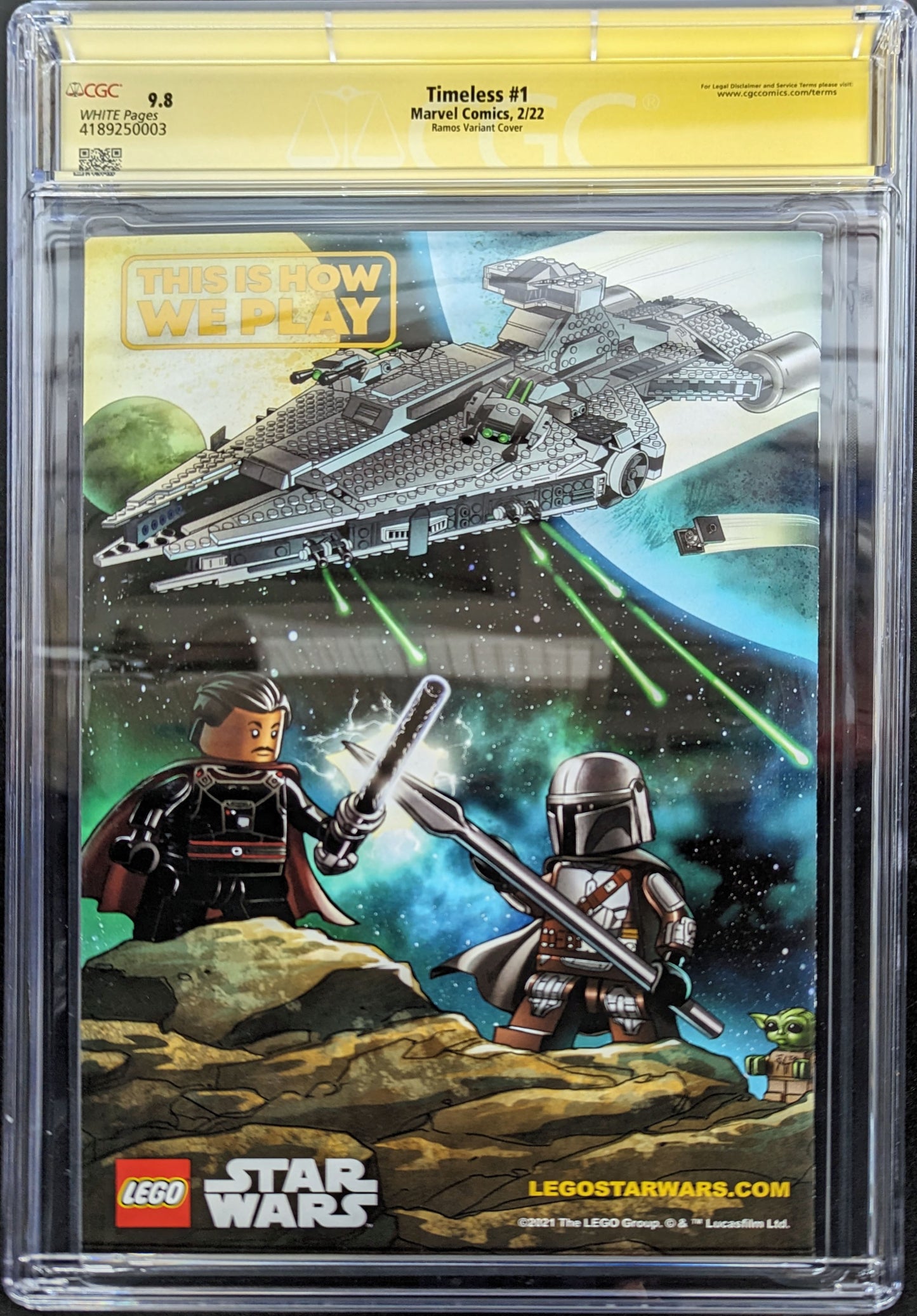 Timeless #1 Miss Minutes Variant CGC 9.8 Signed by Humberto Ramos