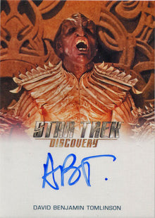 Star Trek Discovery Season 1 Autograph Card David B. Tomlinson as Oreq (FB)