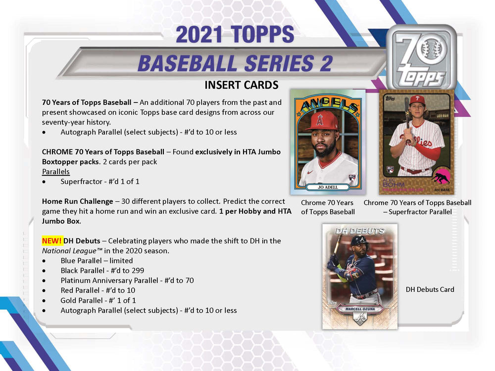 2021 Topps Series 2 Baseball Full Case of 12 Hobby Box