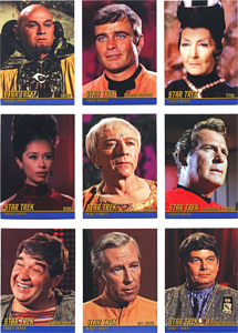Star Trek TOS Remastered Tribute Complete 18 Card Chase Set