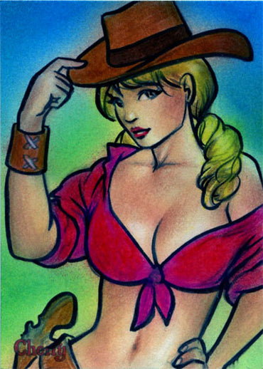 Cherry Series 3 Sketch Card by Huy Truong