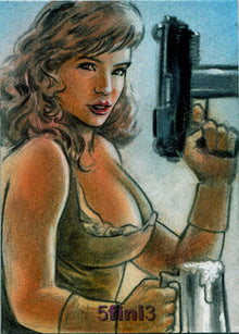 Female Persuasion Series 5 TFP5 5fini3 Sketch Card by Huy Truong V1