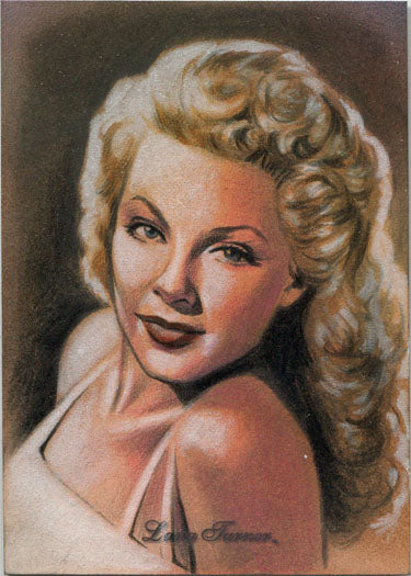 Classic Hollywood Starlets 5finity Lana Turner Sketch Card by Huy Truong V1