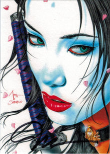 Shi Comic 5finity 2012 Autograph Card Signed by Billy Tucci V2