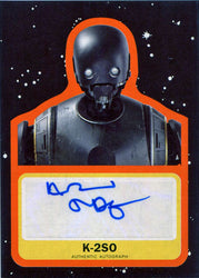 Star Wars Journey to Last Jedi Autograph Card A-AT Orange Alan Tudyk K-2SO 10/25 CGC 8.5 NM/Mint+