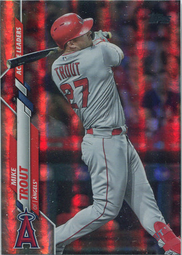 Topps Update Baseball 2020 Rainbow Foil Parallel Card U-292 Mike Trout
