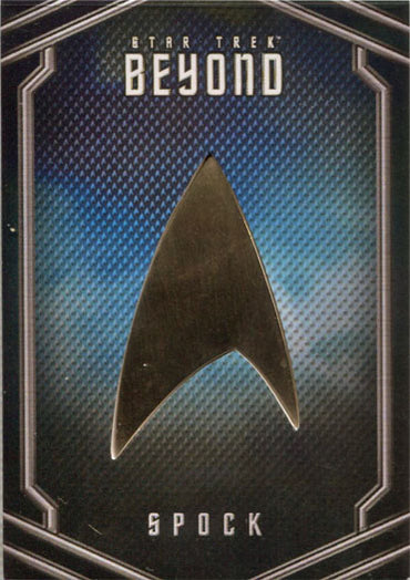 Star Trek Beyond UB10 Zachary Quinto as Spock Uniform Pin Chase Card