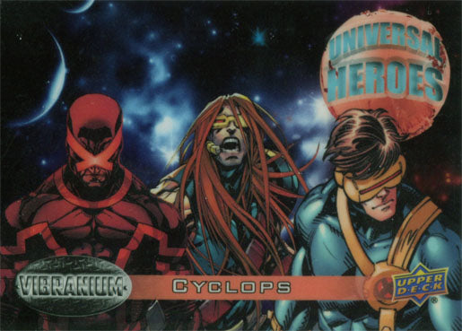 Marvel Vibranium Universal Heroes Chase Card UH-4 Cyclops