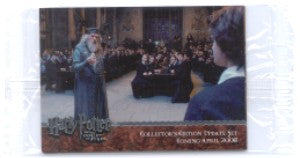 Harry Potter and the Goblet of Fire Update Sealed 4 Card Silver Foil Promo Pack