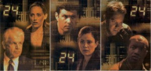 Twenty Four Season 4 Ultra Rare Foil Complete 3 Card Set