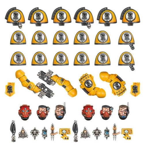 Warhammer 40k: Imperial Fists - Primaris Upgrades & Transfers