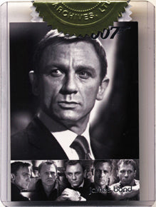 James Bond Mission Logs VB6 Vintage Bond Daniel Craig Case Topper Card