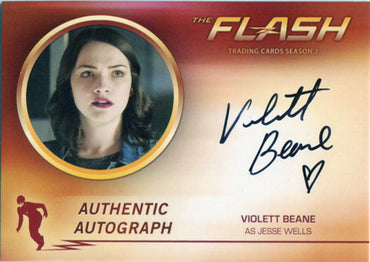 Flash Season 2 Autograph Card VB Violett Beane as Jesse Wells