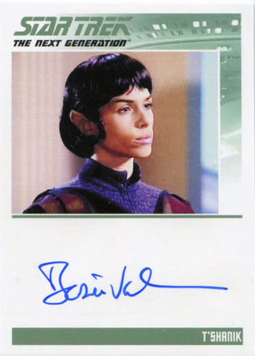 Star Trek TNG Portfolio Prints S1 Autograph Card Tasia Valenza as TShanik