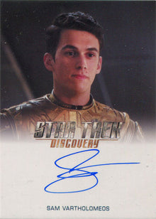 Star Trek Discovery Season 1 Autograph Card Sam Vartholomeos as Cap. Connor (FB)