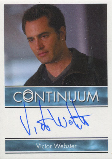 Continuum Season 3 Autograph Card Victor Webster as Carlos Fonnegra
