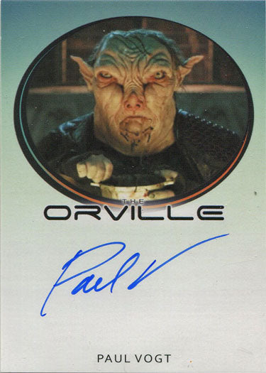 Orville Season 1 Autograph Card Paul Vogt as Blavaroch