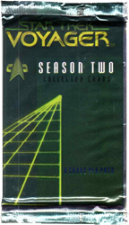 Star Trek Voyager Season 2 Factory Sealed Trading Card Pack