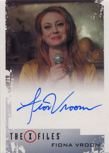 X-Files Season 10 & 11 Autograph Card Fiona Vroom as Barbara Beaumont