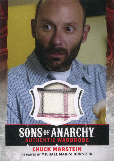 Sons of Anarchy Season 4 & 5 Wardrobe Costume Card W16 Michael Ornstein as Chuck
