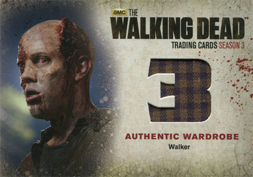 Walking Dead Season Three Part Two W8 Walker Costume Wardrobe Card V2