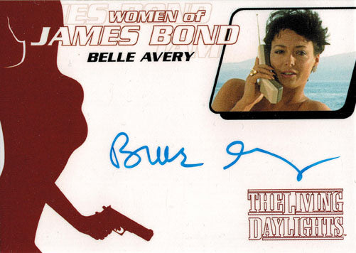James Bond Archives 2014 Autograph Card WA39 Belle Avery as Linda