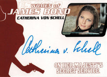 James Bond Archives 2014 Autograph Card WA41 Catherina von Schell as Nancy