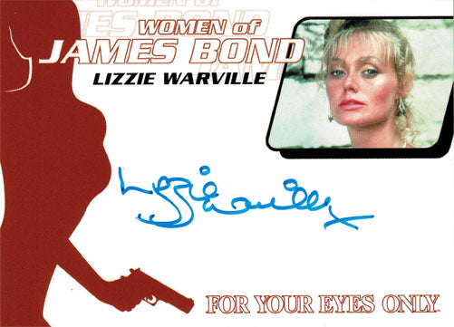James Bond Archives 2014 Autograph Card WA57 Lizzie Warville as Poor Girl