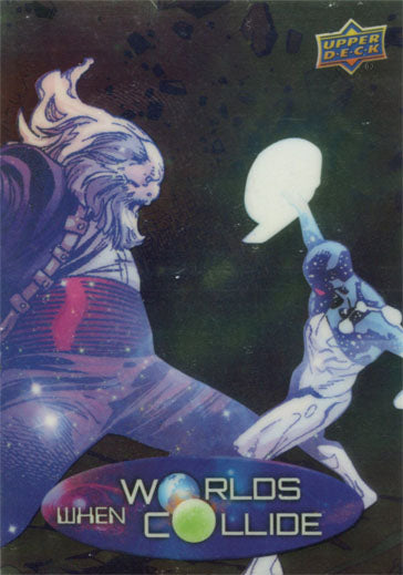 Marvel Vibranium When Worlds Collide Chase Card WC-1 Captain Universe vs Solus