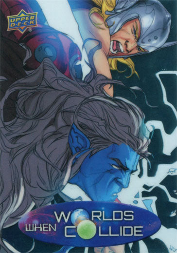 Marvel Vibranium When Worlds Collide Chase Card WC-16 Thor vs Malekith