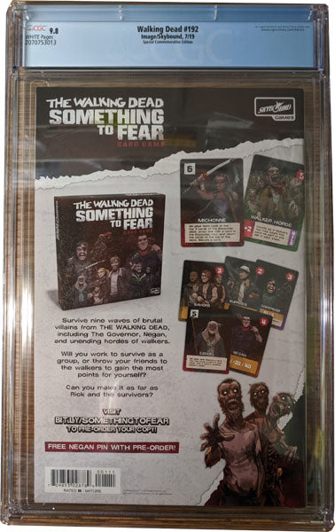 Walking Dead (Image) 192 Commemorative Edition Graded CGC 9.8