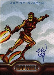 Iron Man 2 Movie Sketch Card by Travis Walton