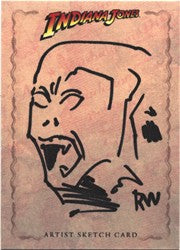 Indiana Jones Heritage Ryan Waterhouse Sketch Card Monkey 1
