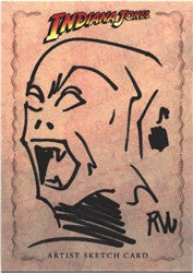 Indiana Jones Heritage Ryan Waterhouse Sketch Card Monkey 2