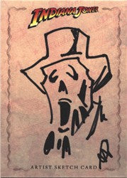 Indiana Jones Heritage Ryan Waterhouse Sketch Card Melting Nazi 1