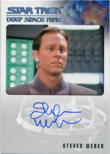 Star Trek DS9 Heroes & Villains Autograph Card Steven Weber as Colonel Day Kannu