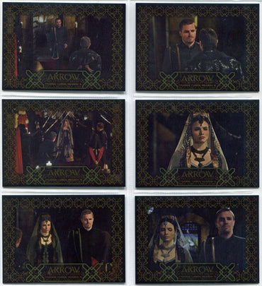 Arrow Season 3 Wedding Complete 6 Card Silver Foil Parallel Chase Set B1 to B6