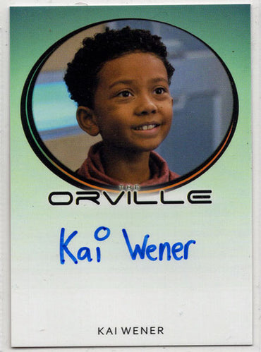 Orville Archives Autograph Card Kai Wener as Ty Finn (Bordered)