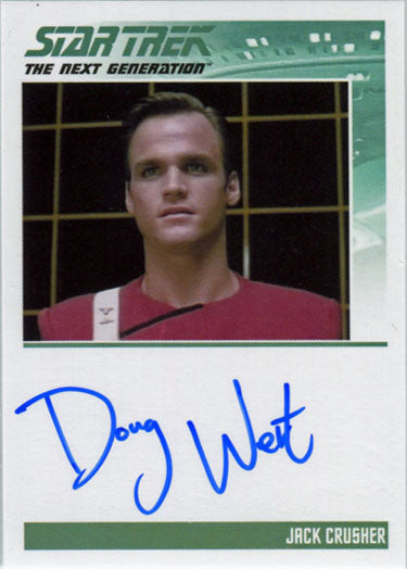 Star Trek TNG Portfolio Prints S2 Autograph Card Doug Wert as Jack Crusher