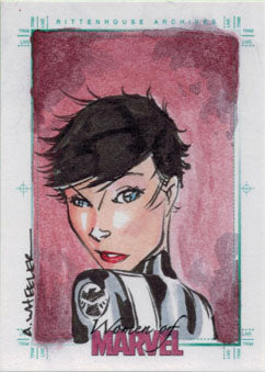 Women of Marvel Series Two Sketch Card by Anthony Wheeler of Daisy Johnson