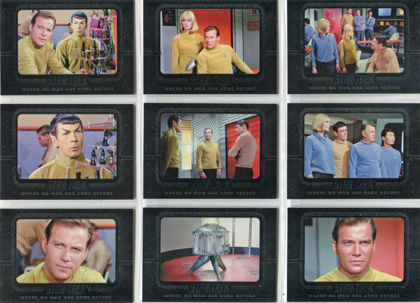 Star Trek TOS Captains Collection Where No Man… Complete 70 Card Chase Set