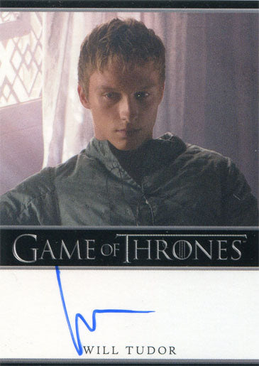 Game of Thrones Season 4 Autograph Card Will Tudor as Olyvar
