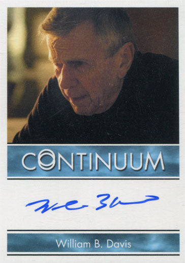 Continuum Season 3 Autograph Card William B Davis as Older Alec Sadler