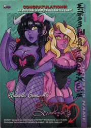 Succubus Sweethearts 5finity 2020 Sketch Card by William Zorn