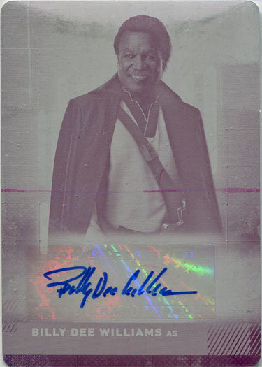 Billy Dee Williams Autograph Signature Card