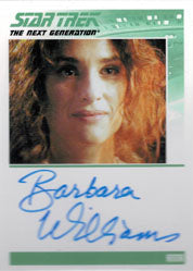 Complete Star Trek TNG Series 2 Autograph Card Barbara Williams as Anna