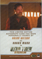 Star Trek Discovery Season 2 Autograph Card Rainn Wilson as Harry Mudd