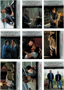 Supernatural Seasons One to Three Winchester Brothers 9 Card Chase Set